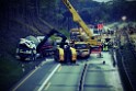 VU Gefahrgut LKW umgestuerzt A 4 Rich Koeln Hoehe AS Gummersbach P501